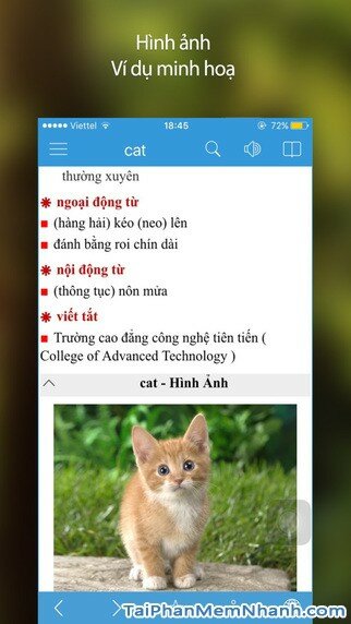 Hình 4 - Tải Vietnamese English Dictionary - Tra từ điển Anh Việt cho iPhone