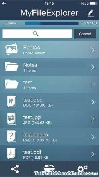 Hình 2 - Tải ứng dụng quản lý dữ liệu My File Explorer cho iPhone, iPad