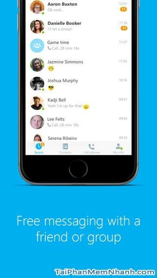 Hình 3 - Tải Skype - Ứng dụng gọi video, nhắn tin miễn phí cho iPhone, iPad