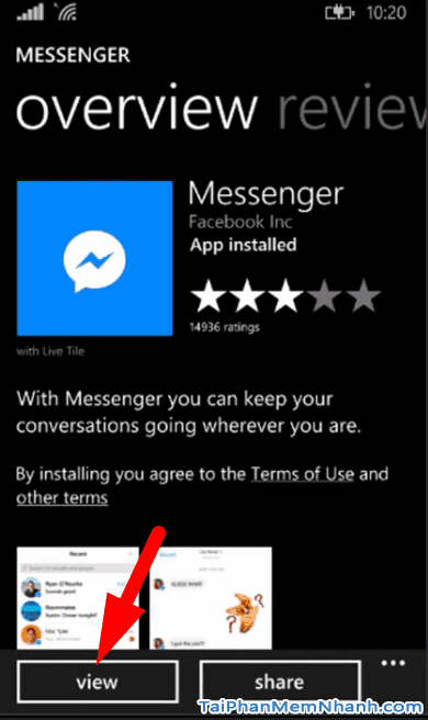 Cài đặt Messenger hoàn tất - Hình 8