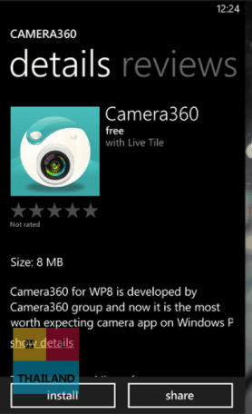 cài đặt Camera360 cho Windows Phone - Hình 5
