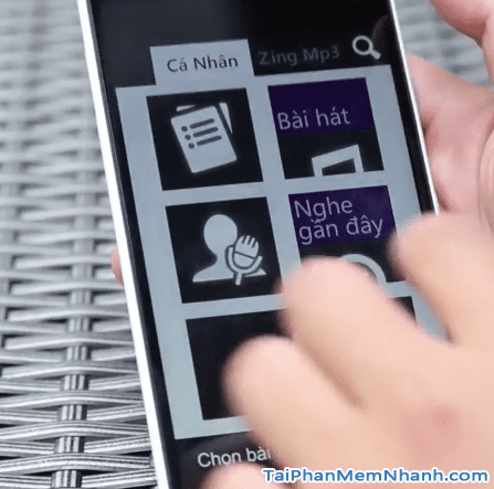 giao diện zing mp3 trên Windows Phone - Hình 1