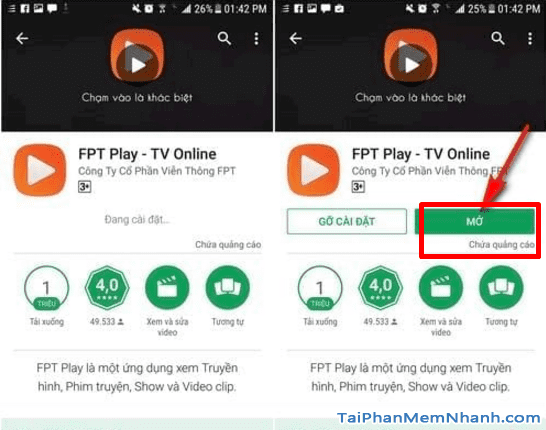 Tải và cài đặt FPT PLay - Phần mềm xem tivi trực tuyến trên Mobile + Hình 12