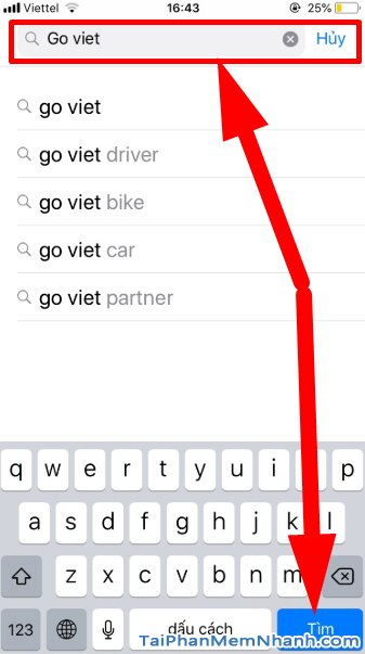 Hướng dẫn tải và cài đặt Go-Viet - ứng dụng gọi xe trên điện thoại iPhone, iPad + Hình 10
