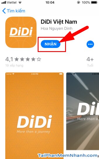 Hướng dẫn tải cài đặt Ứng dụng gọi xe trên di động - DIDI cho iPhone, iPad + Hình 10