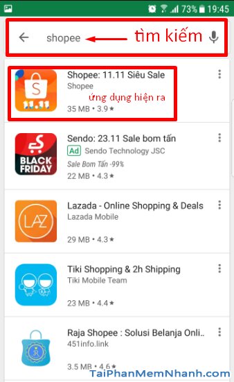 Tải và Cài đặt ứng dụng mua sắm Online Shopee cho Android + Hình 7