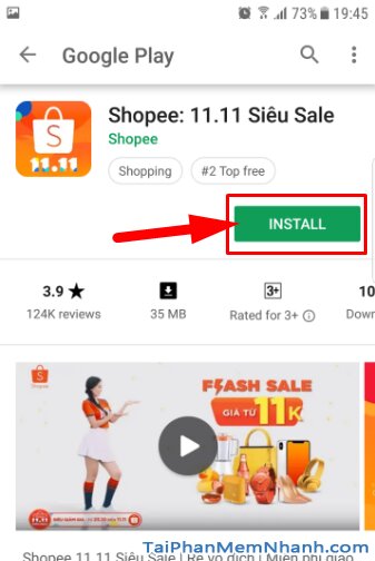 Tải và Cài đặt ứng dụng mua sắm Online Shopee cho Android + Hình 8