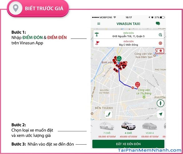 Hướng dẫn tải cài đặt VinaSun Taxi - Ứng dụng gọi xe cho Android + Hình 6