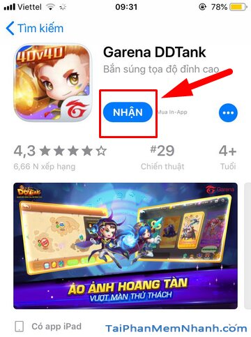 Tải Garena DDTank - Trò chơi bắn súng tọa độ đỉnh cao cho iPhone, iPad + Hình 11