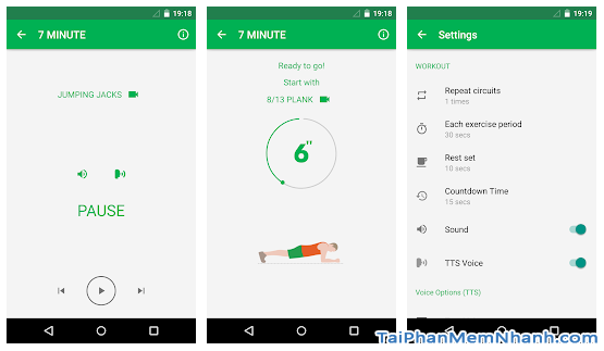 Tải Seven - 7 Minute Workout: Tập thể thao 7 phút trên Android + Hình 8