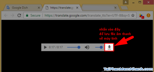 4 Cách tải file phát âm thanh từ Google Dịch về máy tính + Hình 17