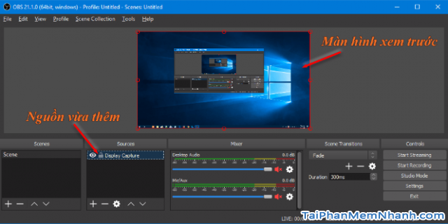 Cách sử dụng phần mềm OBS Studio để quay màn hình máy tính + Hình 11