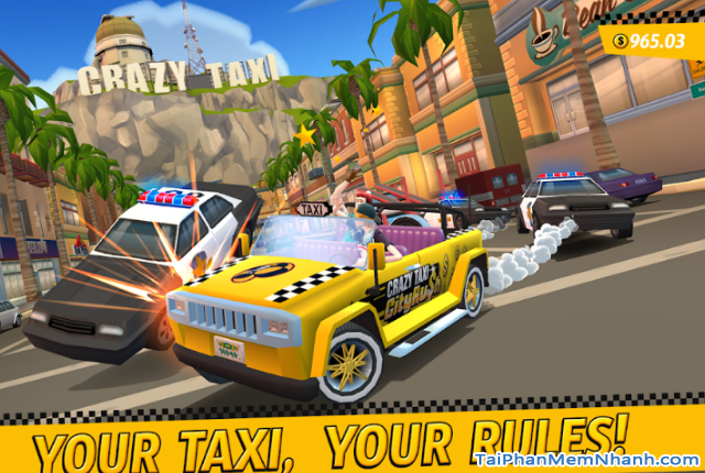 Tải game đua xe Crazy Taxi City Rush cho điện thoại Android + Hình 3