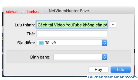 Các cách tải Video, Audio từ YouTube về máy tính MAC + Hình 12