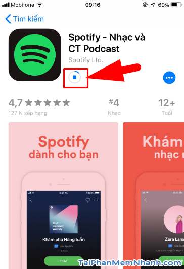 Tải cài đặt ứng dụng nghe nhạc Spotify cho iOS + Hình 18