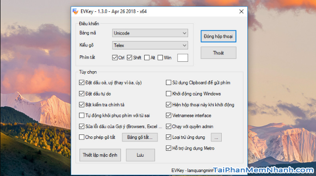 Tải EVKey - Phần mềm gõ tiếng Việt thay thế Unikey trên Windows 10 + Hình 3