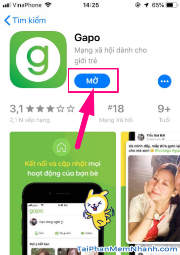 Tải và cài đặt Mạng xã hội Gapo cho điện thoại iPhone, iPad + Hình 18