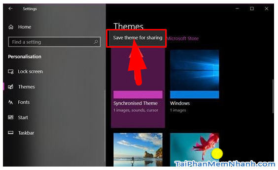 Thủ thuật lưu theme để chia sẻ trên Laptop Windows 10 + Hình 5