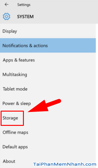 Tắt Storage Sense - Ngăn Windows 10 tự động xóa file + Hình 5