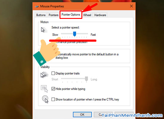Hướng dẫn cách chỉnh tốc độ chuột trên Windows 10 + Hình 5