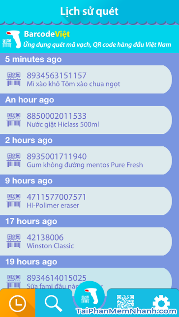 Tải phần mềm đọc mã vạch Barcode Việt cho điện thoại iOS + Hình 3
