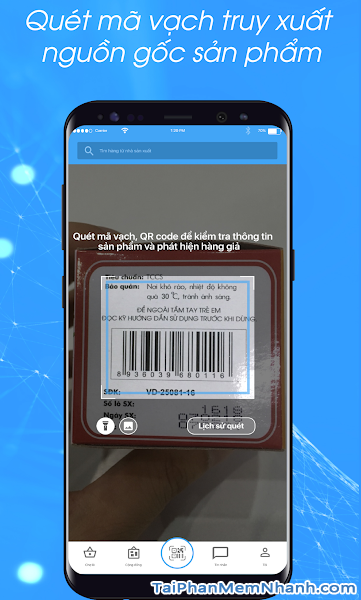 Tải phần mềm đọc mã vạch Barcode Việt cho điện thoại Android + Hình 2