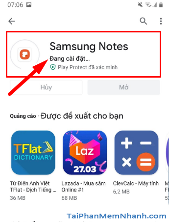 Tải cài đặt ứng dụng Samsung Notes cho điện thoại Android + Hình 12