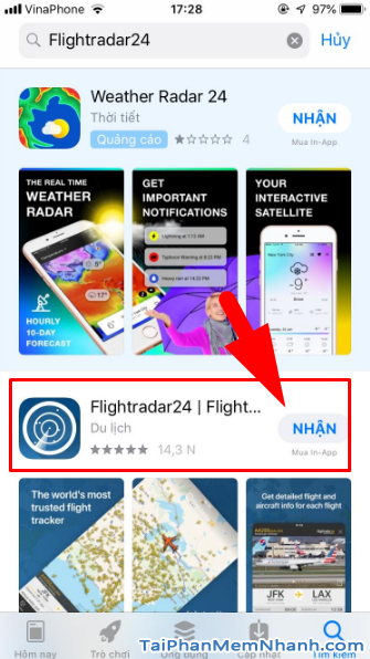 Tải cài đặt phần mềm Flightradar24 cho iPhone, iPad + Hình 11