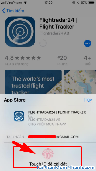Tải cài đặt phần mềm Flightradar24 cho iPhone, iPad + Hình 13
