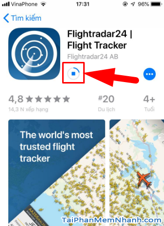 Tải cài đặt phần mềm Flightradar24 cho iPhone, iPad + Hình 14