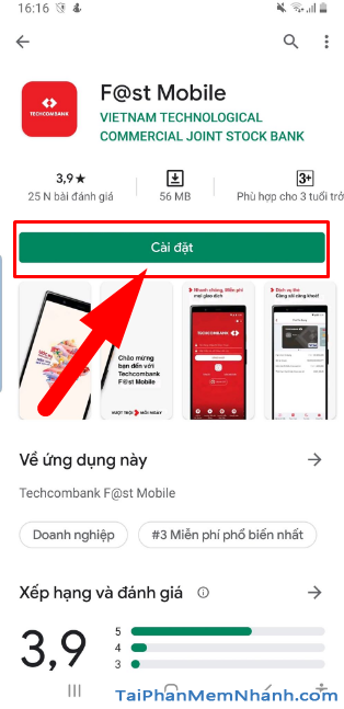 Tải cài đặt ứng dụng Techcombank cho điện thoại Android + Hình 10