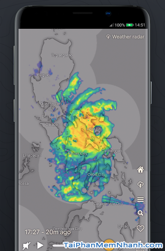 Tải Windy cho Android - Ứng dụng theo dõi bão thời gian thực + Hình 2