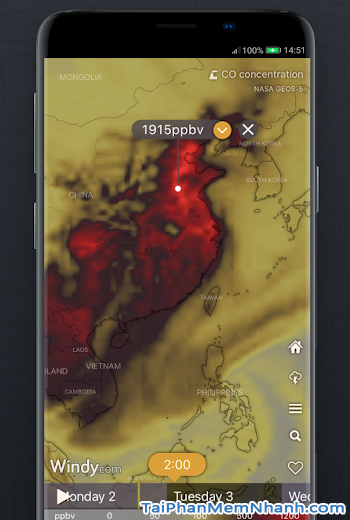 Tải Windy cho Android - Ứng dụng theo dõi bão thời gian thực + Hình 6