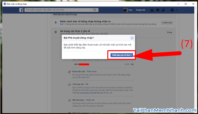 10 Thủ thuật nâng cao bảo mật cho tài khoản Facebook + Hình 9