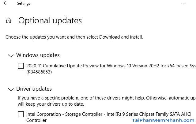 Thủ thuật Windows 10: Optional Quality Update là gì ? + Hình 9