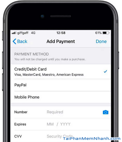 Khắc phục lỗi phương thức thanh toán bị từ chối trên App Store + Hình 5